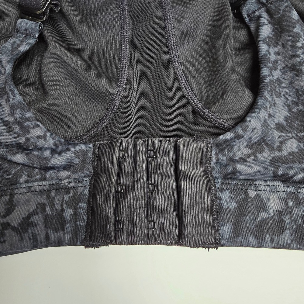 Lole Sports Bra Womens Large Black Grey Camo Crossback High Impact Athleisure - Picture 6 of 12